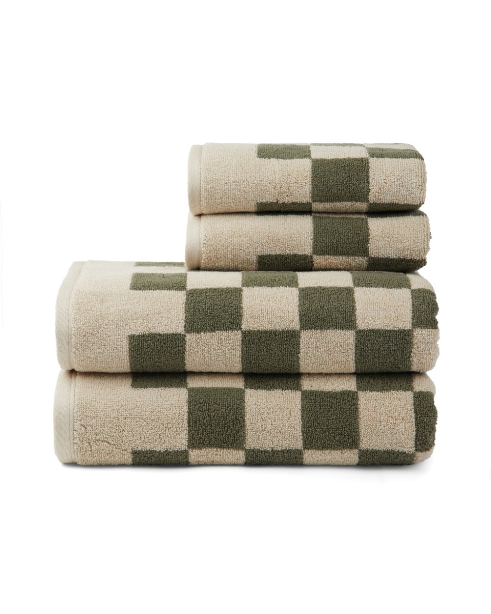 Produits éponges personnalisable VINGA Vinga Elba Lot de 4 Serviettes en coton biologique OCS