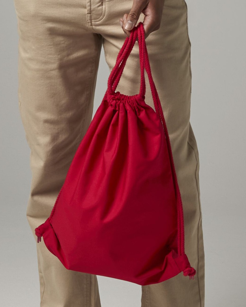 Tassen & Zakken WESTFORDMILL ORGANIC PREMIUM COTTON GYMSAC voor bedrukking &amp; borduring