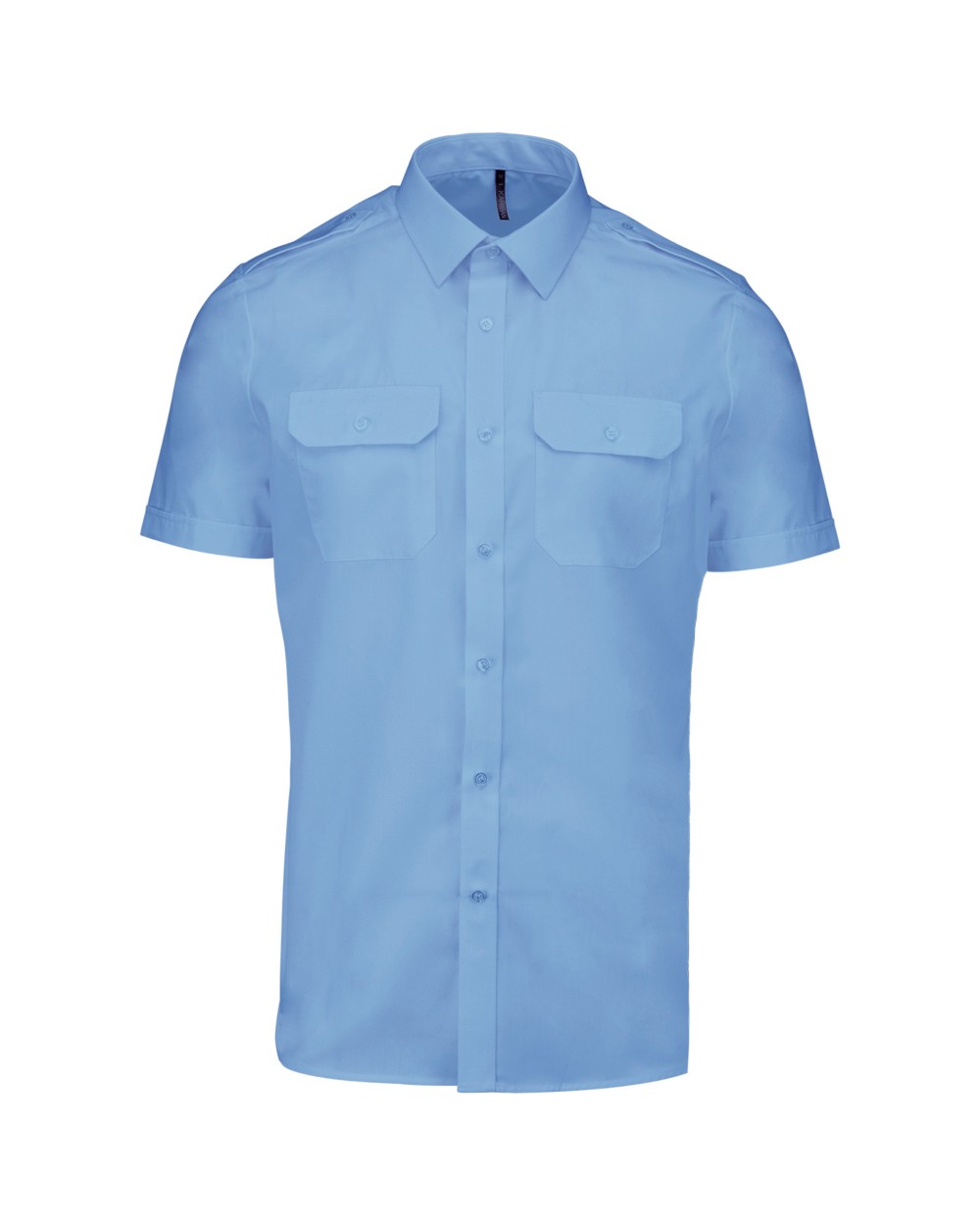 Chemises personnalisable KARIBAN Chemise pilote manches courtes homme