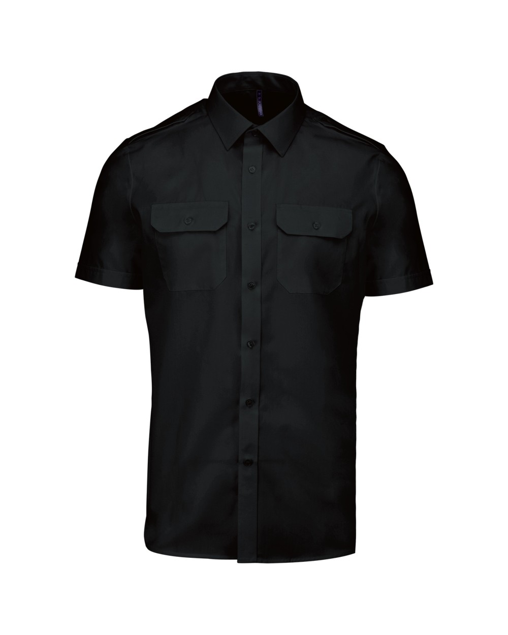 Chemises personnalisable KARIBAN Chemise pilote manches courtes homme