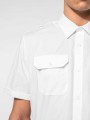 Chemises à personnaliser KARIBAN Chemise pilote manches courtes homme 