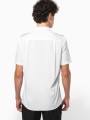 Chemises à personnaliser KARIBAN Chemise pilote manches courtes homme 