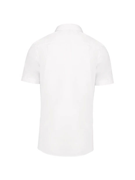 KARIBAN Chemise pilote manches courtes homme /api/colors/7a92cd2d-10d2-40b4-928b-296bb7487506 personnalisable