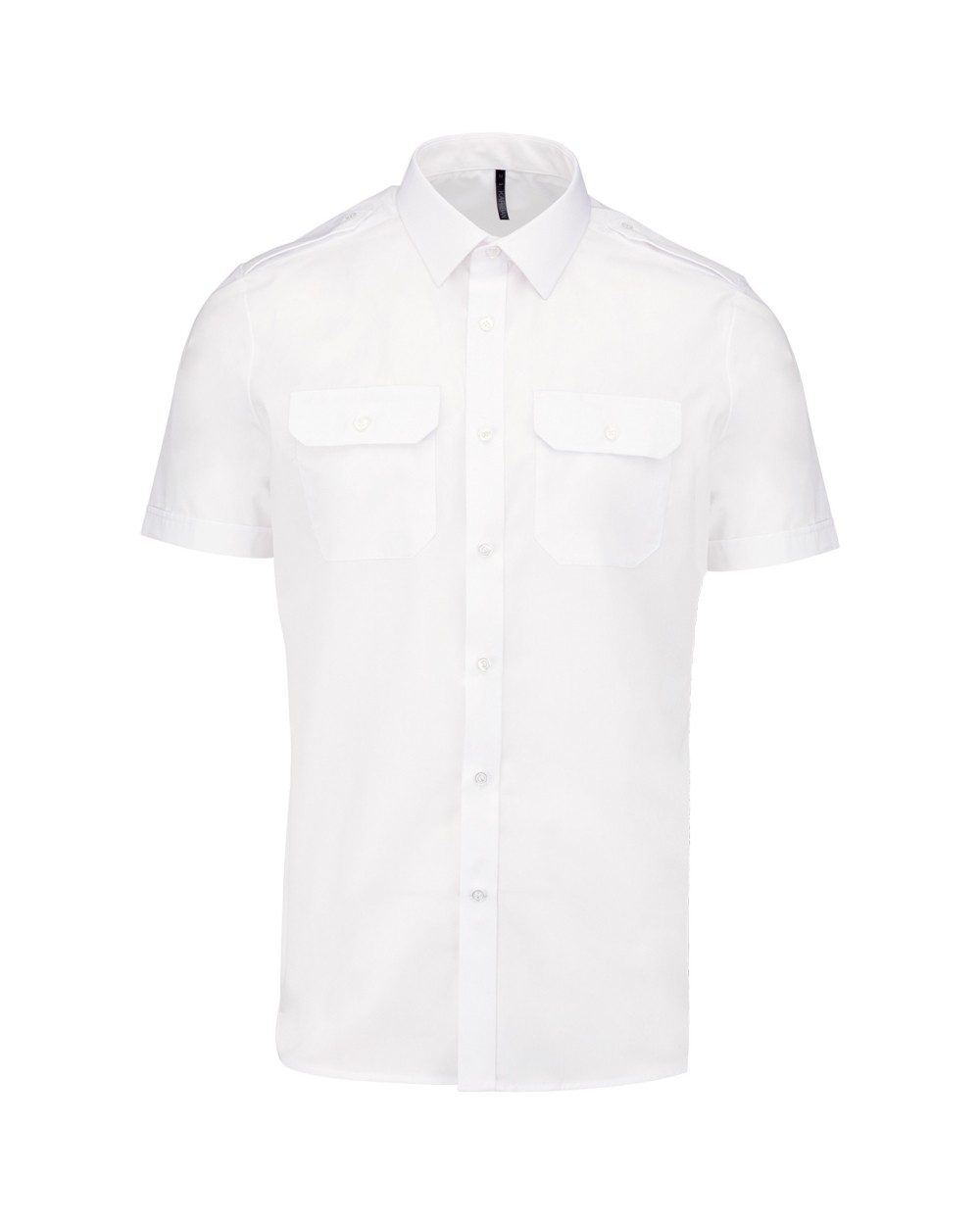 Chemises personnalisable KARIBAN Chemise pilote manches courtes homme