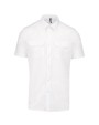 Chemises personnalisable KARIBAN Chemise pilote manches courtes homme