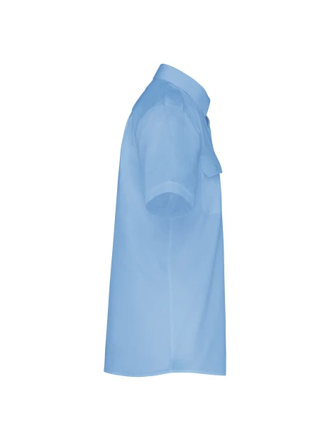 KARIBAN Chemise pilote manches courtes homme /api/colors/549fa598-8d61-4fa2-82ad-90f4d2ec39ab personnalisable