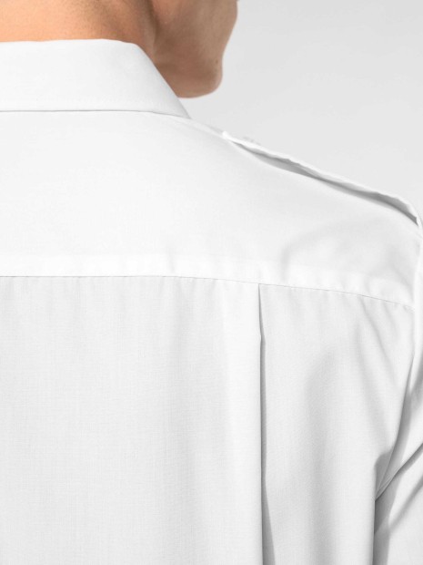 Chemises à personnaliser KARIBAN Chemise pilote manches courtes homme 