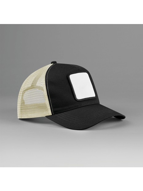 BEECHFIELD Casquette trucker 5 panneaux avec patch carré /api/colors/43dd6a3a-6ed4-474a-bbf2-2b2161aabec8 personnalisable