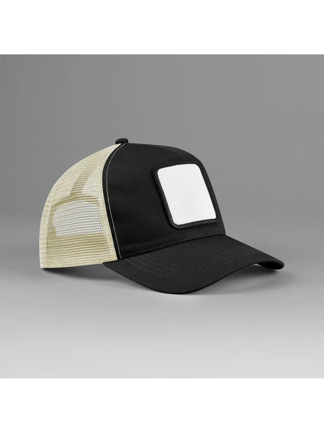 BEECHFIELD Casquette trucker 5 panneaux avec patch carré /api/colors/43dd6a3a-6ed4-474a-bbf2-2b2161aabec8 personnalisable