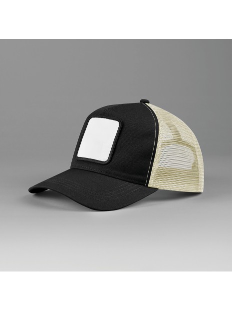 BEECHFIELD Casquette trucker 5 panneaux avec patch carré /api/colors/43dd6a3a-6ed4-474a-bbf2-2b2161aabec8 personnalisable