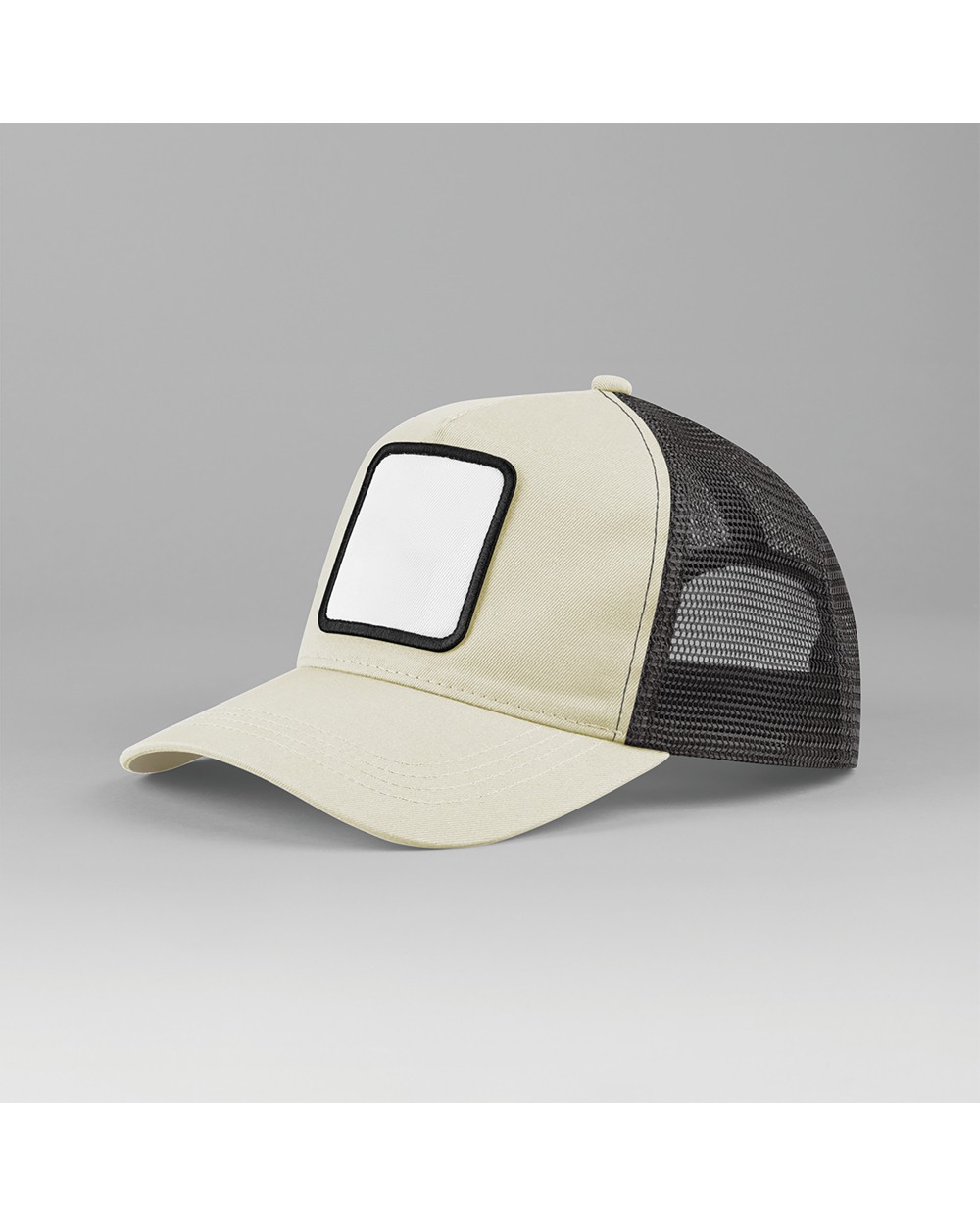 Casquettes personnalisable BEECHFIELD Casquette trucker 5 panneaux avec patch carré