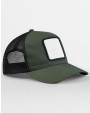 BEECHFIELD 5-Panel Trucker Cap mit quadratischem Patch Kappen personalisierbar