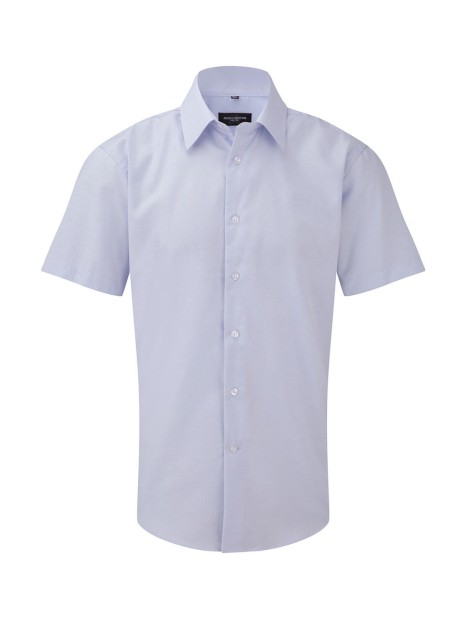 RUSSELL Chemise oxford cintrée manches courtes homme /api/colors/47da2a7d-af26-4e06-98f3-390f4bc89c64 personnalisable