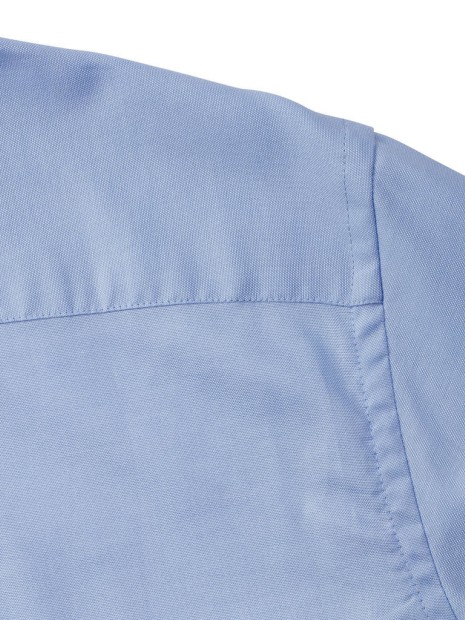 Chemises à personnaliser RUSSELL Chemise oxford cintrée manches courtes homme 