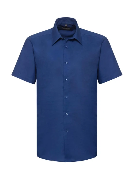 RUSSELL Chemise oxford cintrée manches courtes homme /api/colors/faa09971-d6a0-46cd-b5b3-d674b3aba32b personnalisable