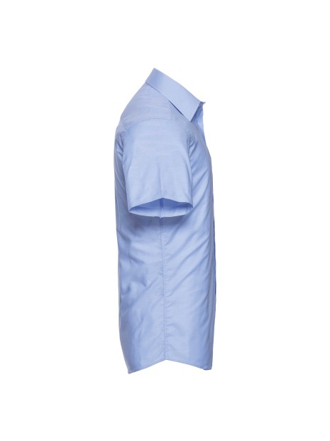 RUSSELL Chemise oxford cintrée manches courtes homme /api/colors/47da2a7d-af26-4e06-98f3-390f4bc89c64 personnalisable