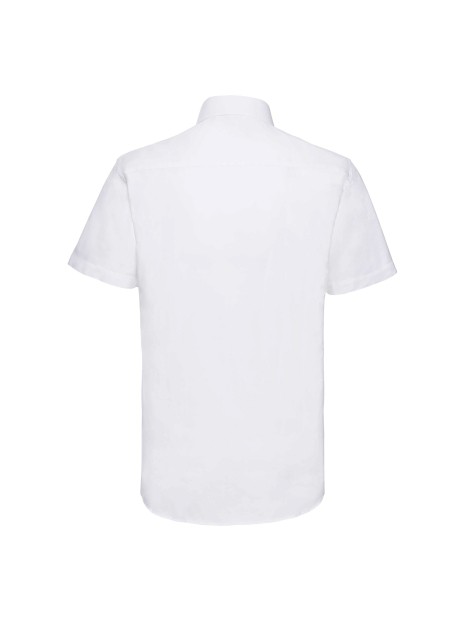 RUSSELL Chemise oxford cintrée manches courtes homme /api/colors/7a92cd2d-10d2-40b4-928b-296bb7487506 personnalisable