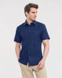 Chemises personnalisable RUSSELL Chemise oxford cintrée manches courtes homme
