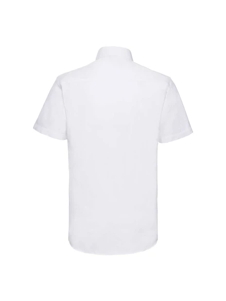 RUSSELL Chemise oxford cintrée manches courtes homme /api/colors/7a92cd2d-10d2-40b4-928b-296bb7487506 personnalisable