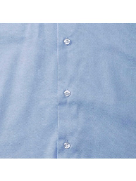 RUSSELL Chemise oxford cintrée manches courtes homme  personnalisable