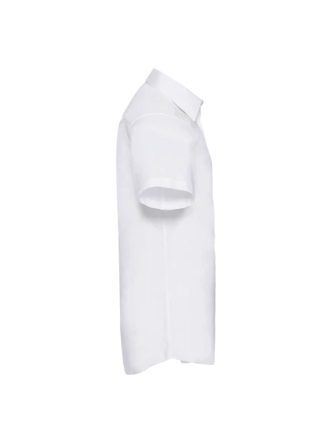 RUSSELL Chemise oxford cintrée manches courtes homme /api/colors/7a92cd2d-10d2-40b4-928b-296bb7487506 personnalisable