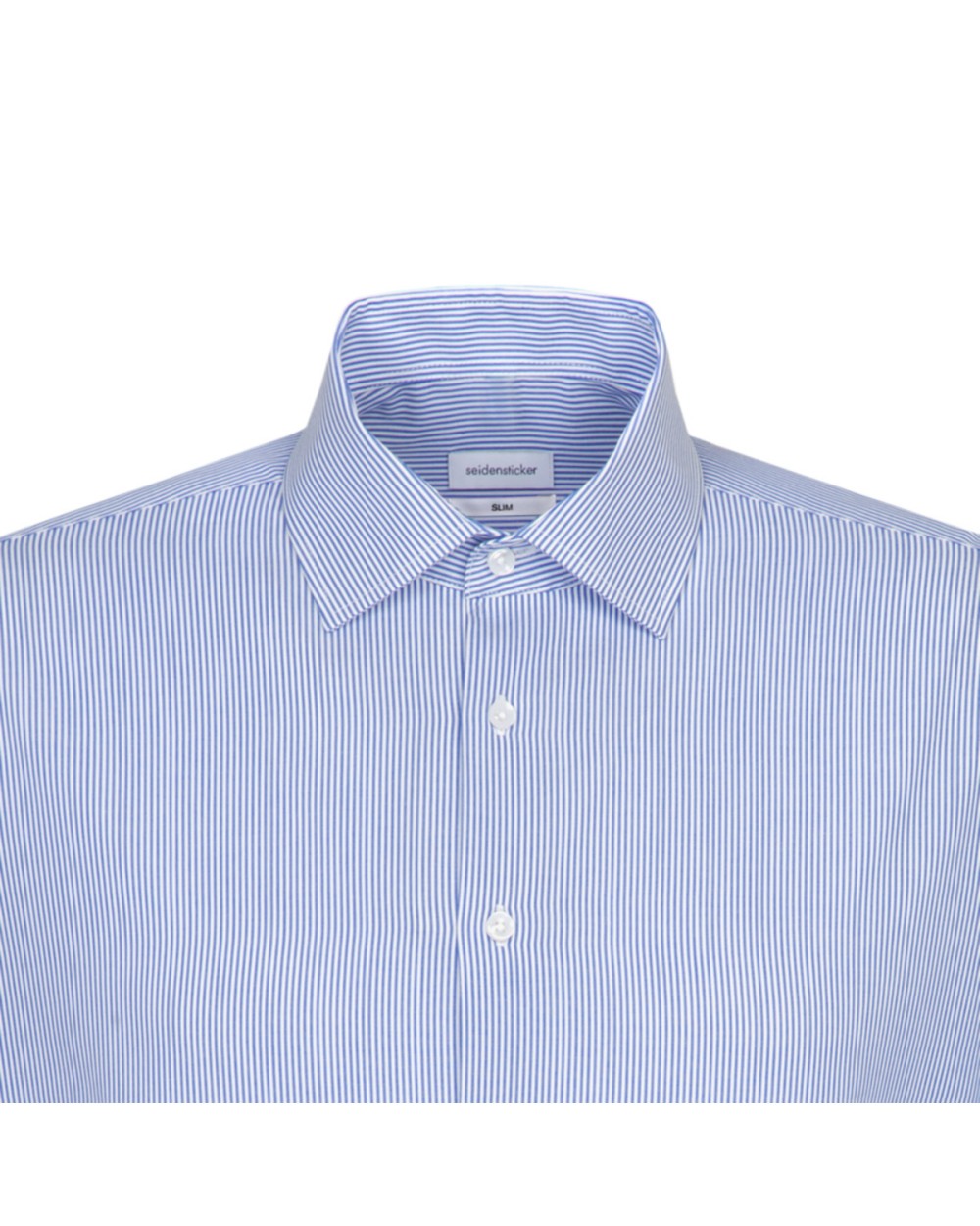 Chemises personnalisable SEIDENSTICKER Men´s Shirt Slim Fit Check/Stripes Long Sleeve