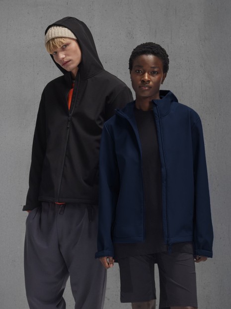 Softshells à personnaliser B&C RESET HOODED SOFTSHELL 