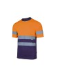 VELILLA TWO-TONE HIGH VISIBILITY TECHNICAL T-SHIRT T-Shirts personalisierbar