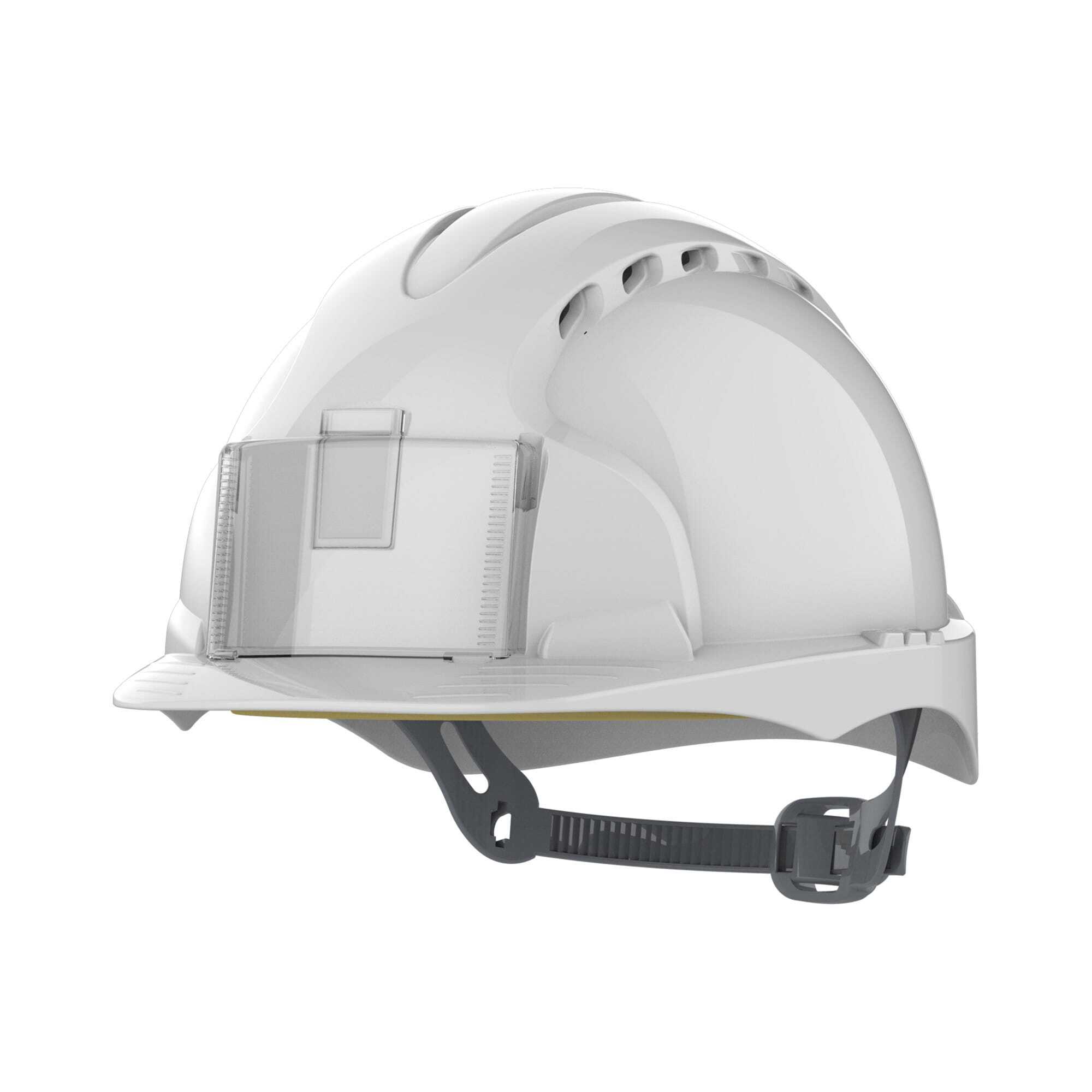 Benodigdheden JSP EVO®2 geventileerde helm met badgehouder - schuifsluiting. voor bedrukking &amp; borduring