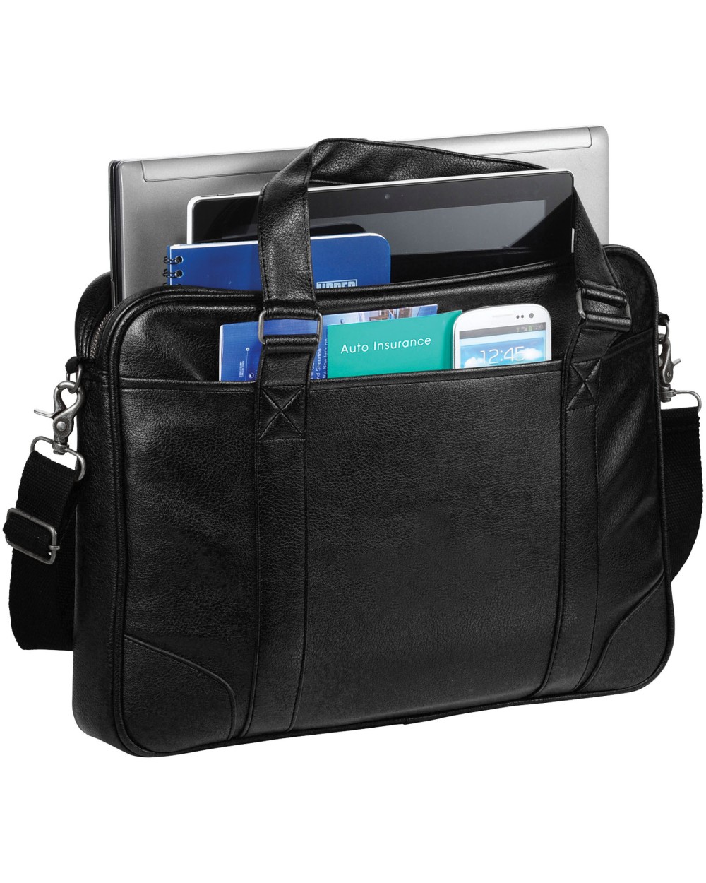 4DO Oxford 15,6" schmale Laptop Konferenztasche 5L Taschen personalisierbar