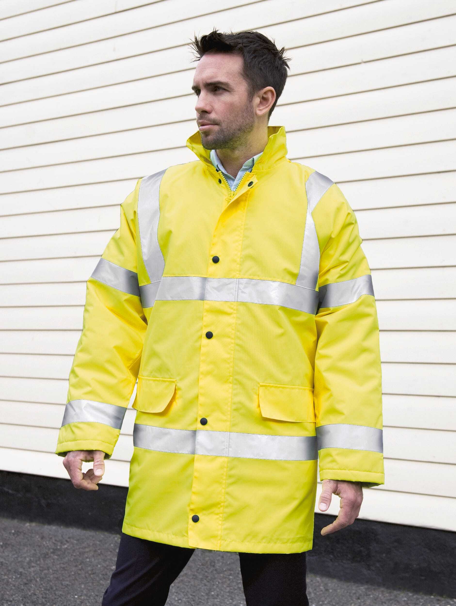 Vestes personnalisable RESULT Parka High Viz Motorway