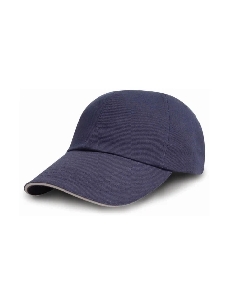 RESULT Brushed Cotton Decorator Cap with Sandwich Peak /api/colors/c3a1db4f-fe3a-46fd-9fdb-4857b32e8e2a personnalisable