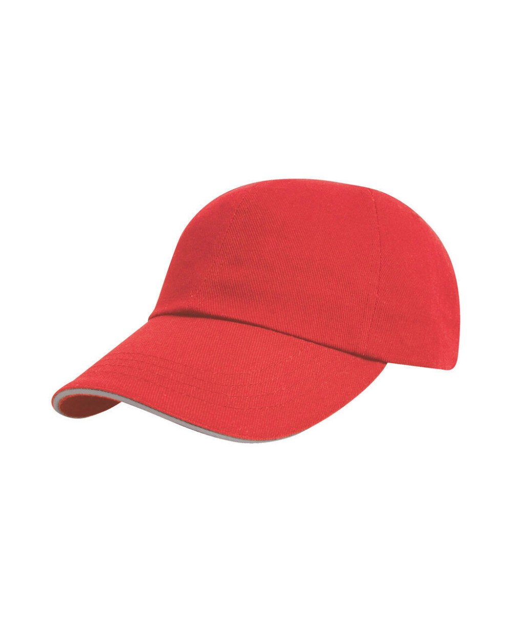 RESULT Brushed Cotton Decorator Cap with Sandwich Peak Kappen personalisierbar