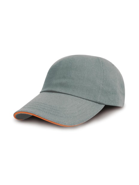 RESULT Brushed Cotton Decorator Cap with Sandwich Peak /api/colors/a1eaa634-9db5-4b40-9f37-06bb08f3f962 personnalisable