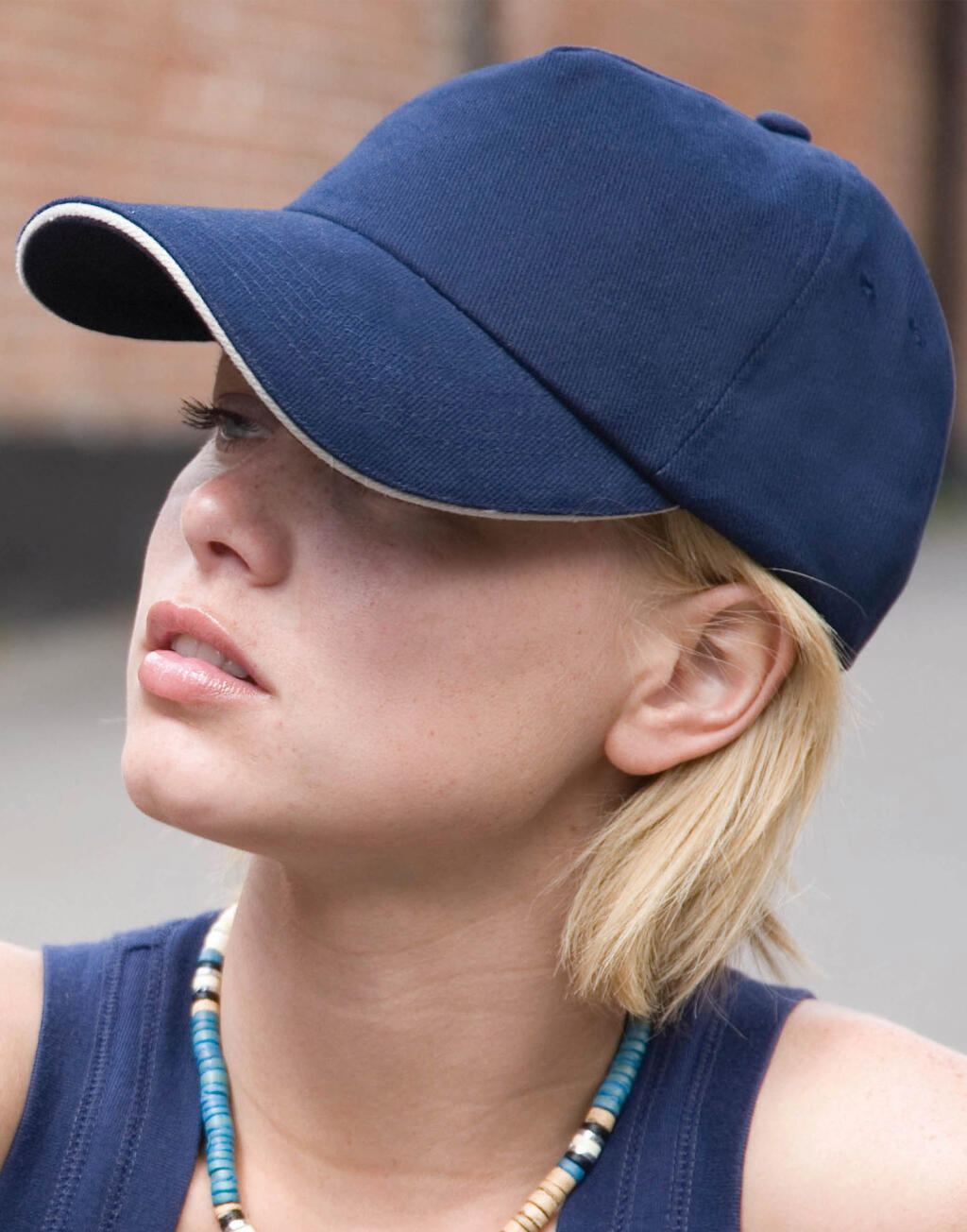 Petjes RESULT Brushed Cotton Decorator Cap with Sandwich Peak voor bedrukking &amp; borduring