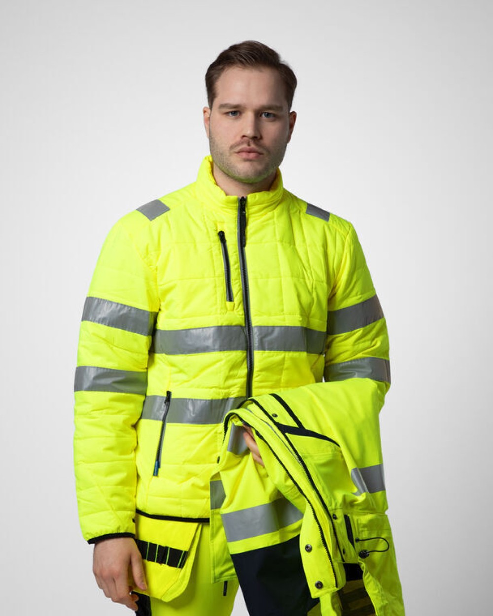 Jassen PROJOB 6445 SIGNALISATIEJAS 3-IN-1 EN ISO 20471 KLASSE 3/2 voor bedrukking &amp; borduring