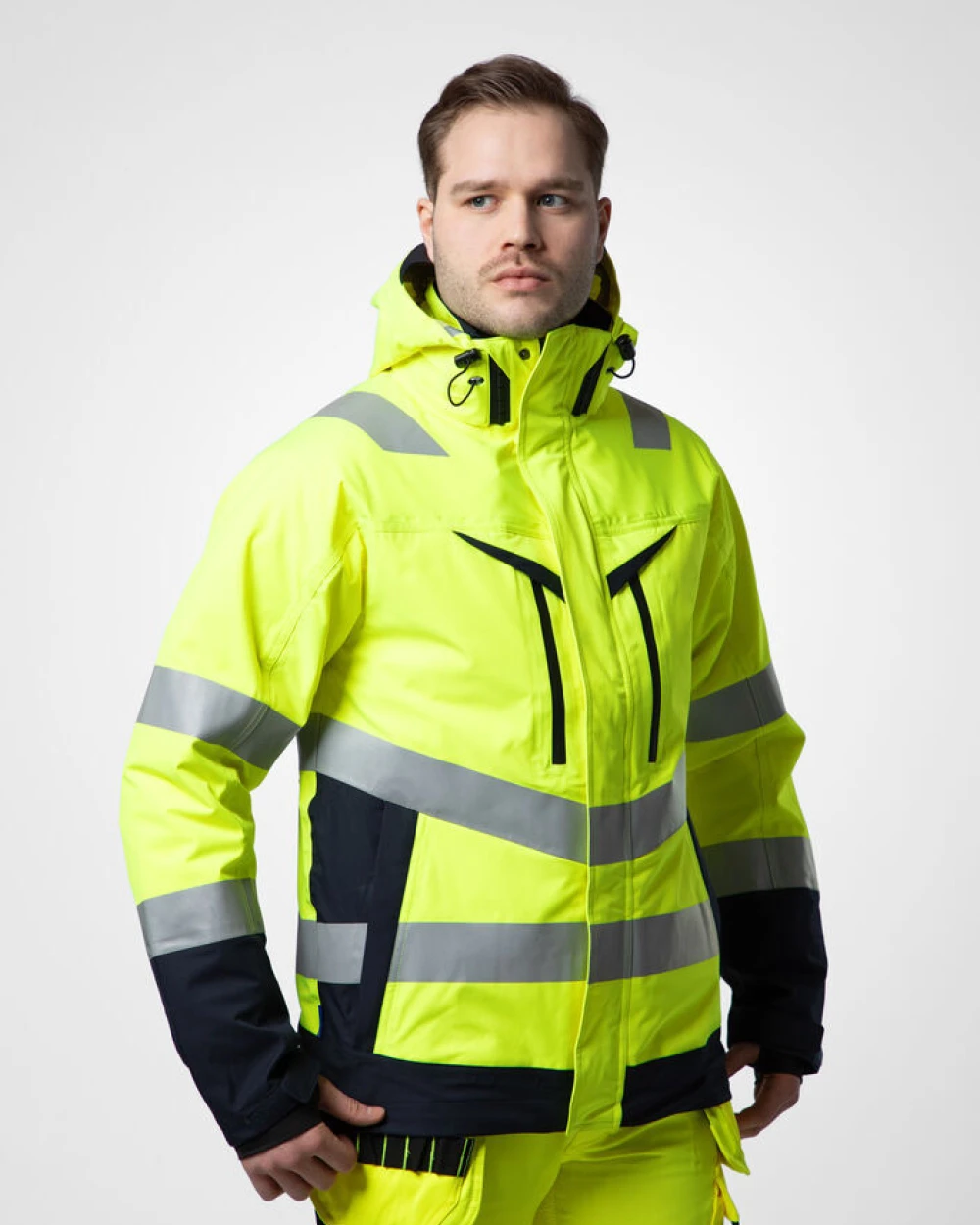 Vestes personnalisable PROJOB 6445 PARKA 3 EN 1 - EN ISO 20471 CLASSE 3/2 - EN 343 3/2