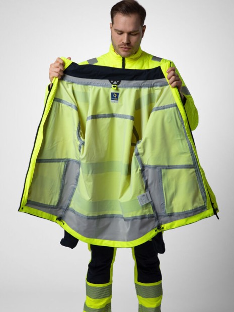Vestes à personnaliser PROJOB 6445 PARKA 3 EN 1 - EN ISO 20471 CLASSE 3/2 - EN 343 3/2 
