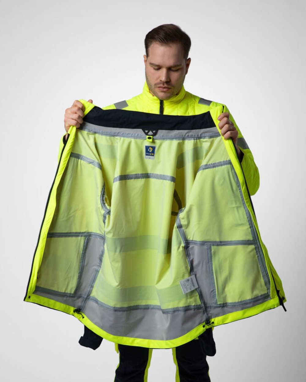 Vestes personnalisable PROJOB 6445 PARKA 3 EN 1 - EN ISO 20471 CLASSE 3/2 - EN 343 3/2