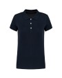 KARIBAN Damen-Kurzarm-Polohemd Supima® Poloshirts personalisierbar