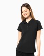 KARIBAN Damen-Kurzarm-Polohemd Supima® Poloshirts personalisierbar