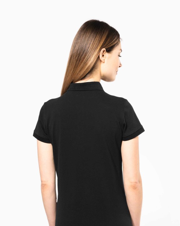 KARIBAN Damen-Kurzarm-Polohemd Supima® Poloshirts personalisierbar