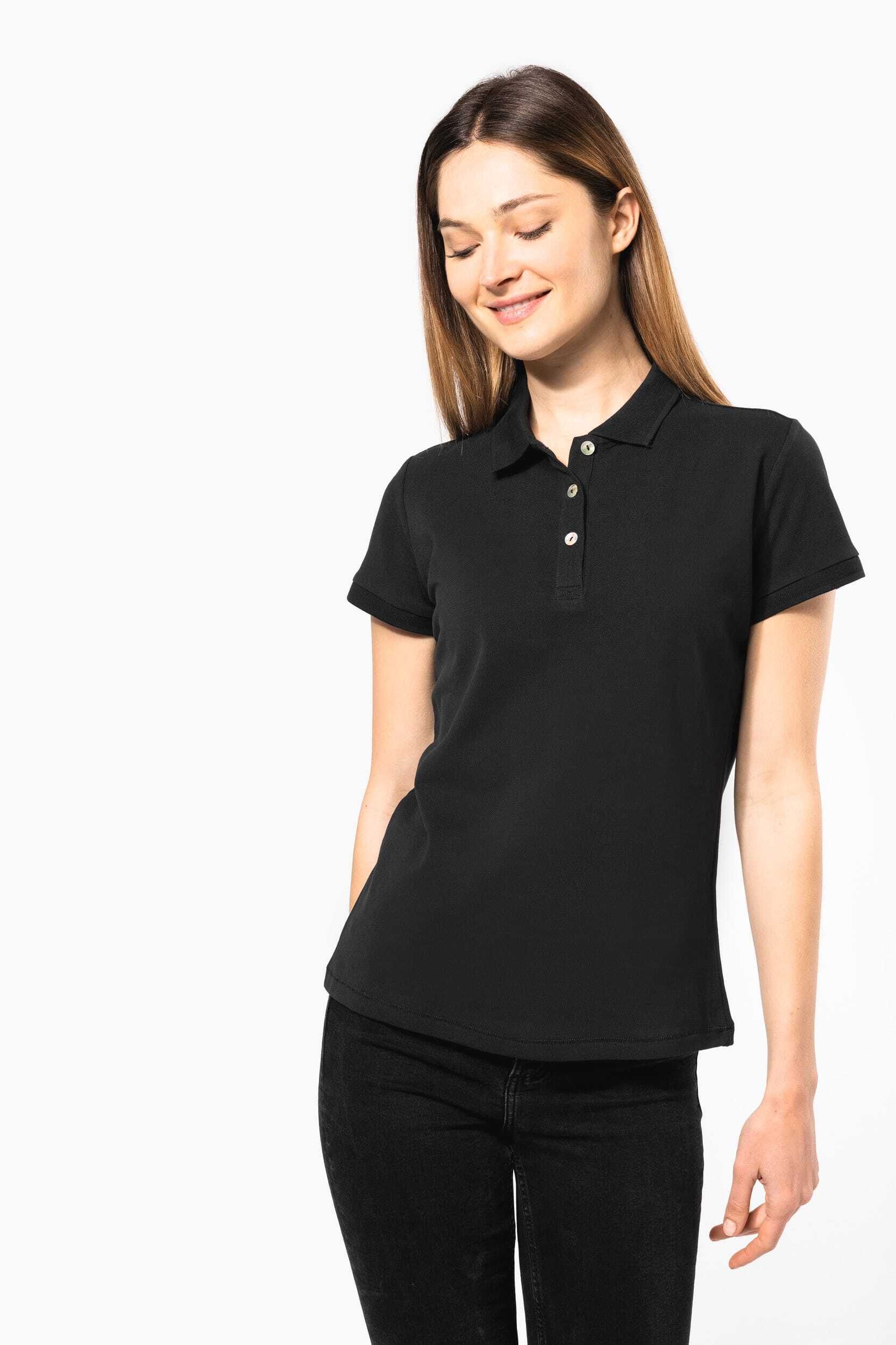 Polos personnalisable KARIBAN Polo Supima® manches courtes femme
