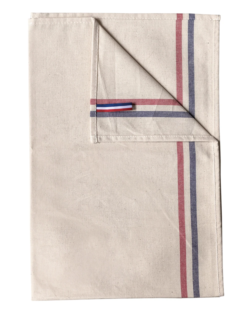 Produits éponges personnalisable KARIBAN Essuie-vaisselle 2 rayures Origine France Garantie
