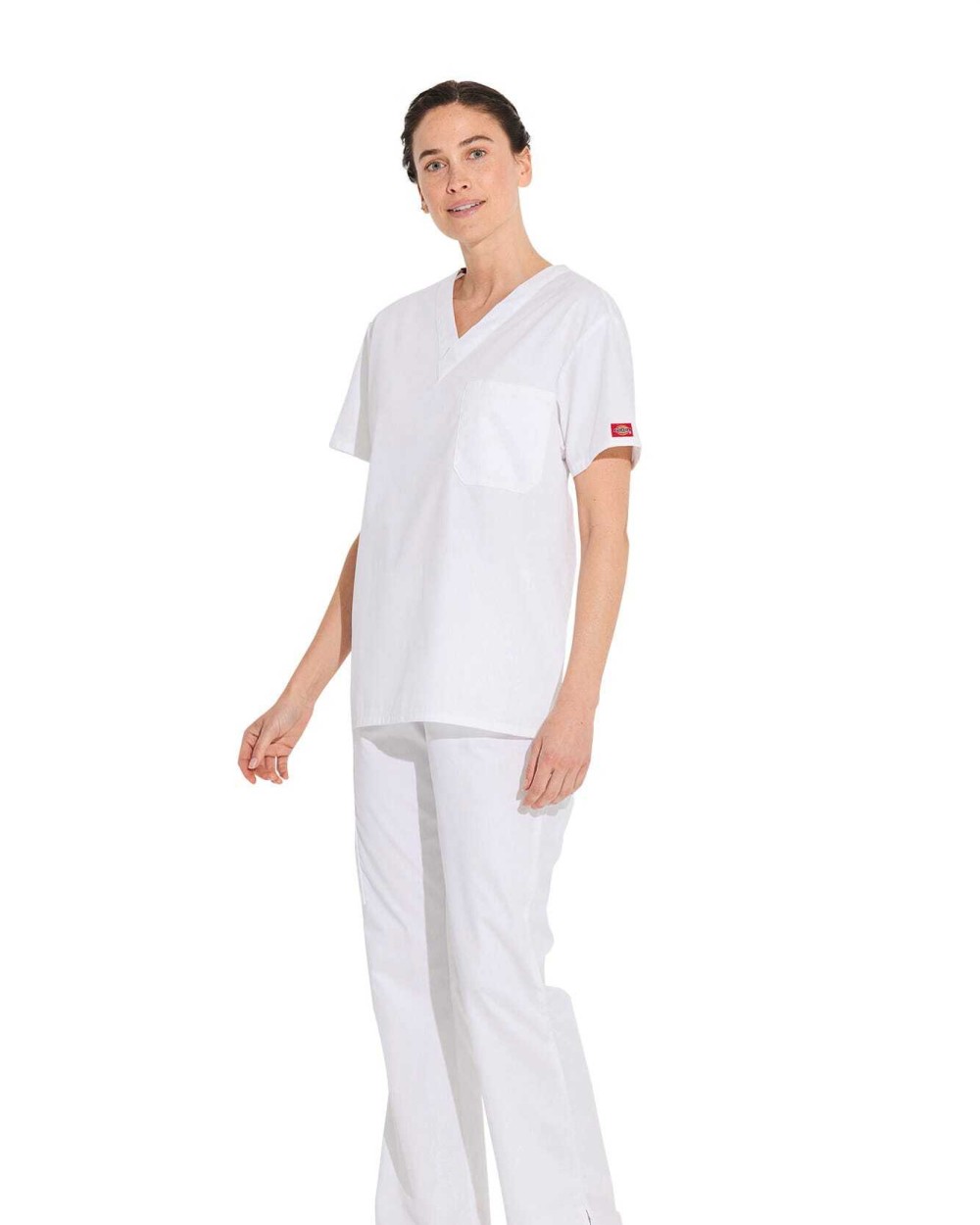 T-Shirts personnalisable DICKIES Haut col V unisexe