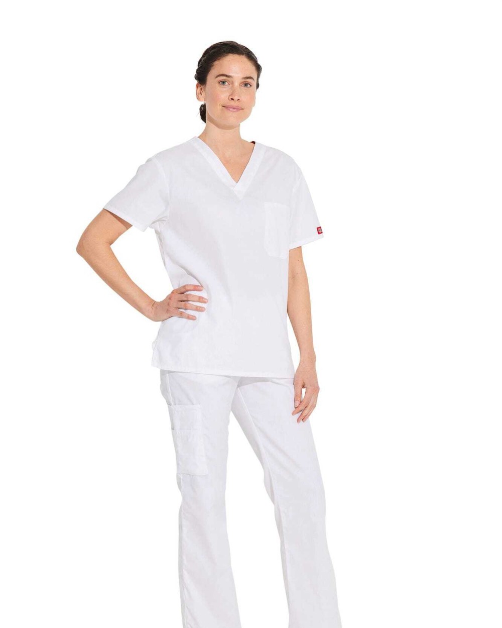 T-Shirts personnalisable DICKIES Haut col V unisexe