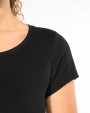 KARIBAN Ladies’ boat neck short-sleeved T-shirt T-Shirts personalisierbar