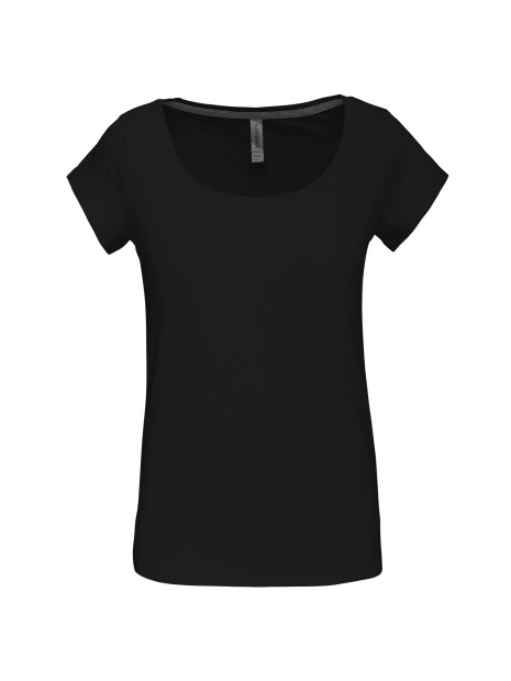 KARIBAN T-shirt col bateau manches courtes femme /api/colors/b9fdad4a-5e94-45cb-8c03-c08b349b28c3 personnalisable