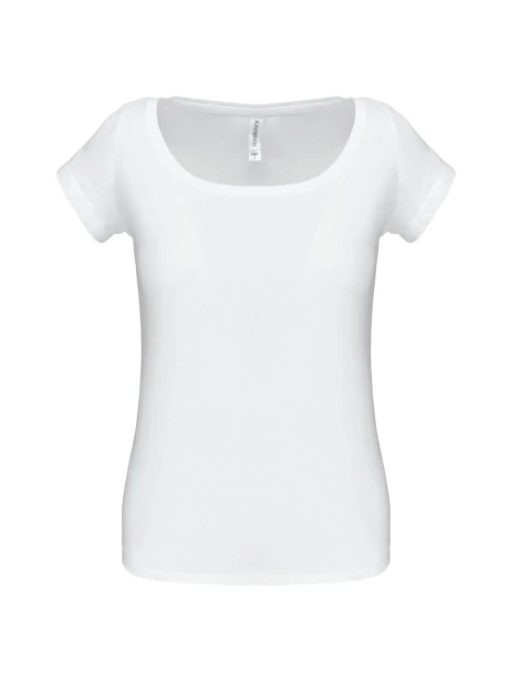 KARIBAN T-shirt col bateau manches courtes femme /api/colors/7a92cd2d-10d2-40b4-928b-296bb7487506 personnalisable