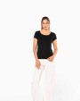KARIBAN Ladies’ boat neck short-sleeved T-shirt T-Shirts personalisierbar